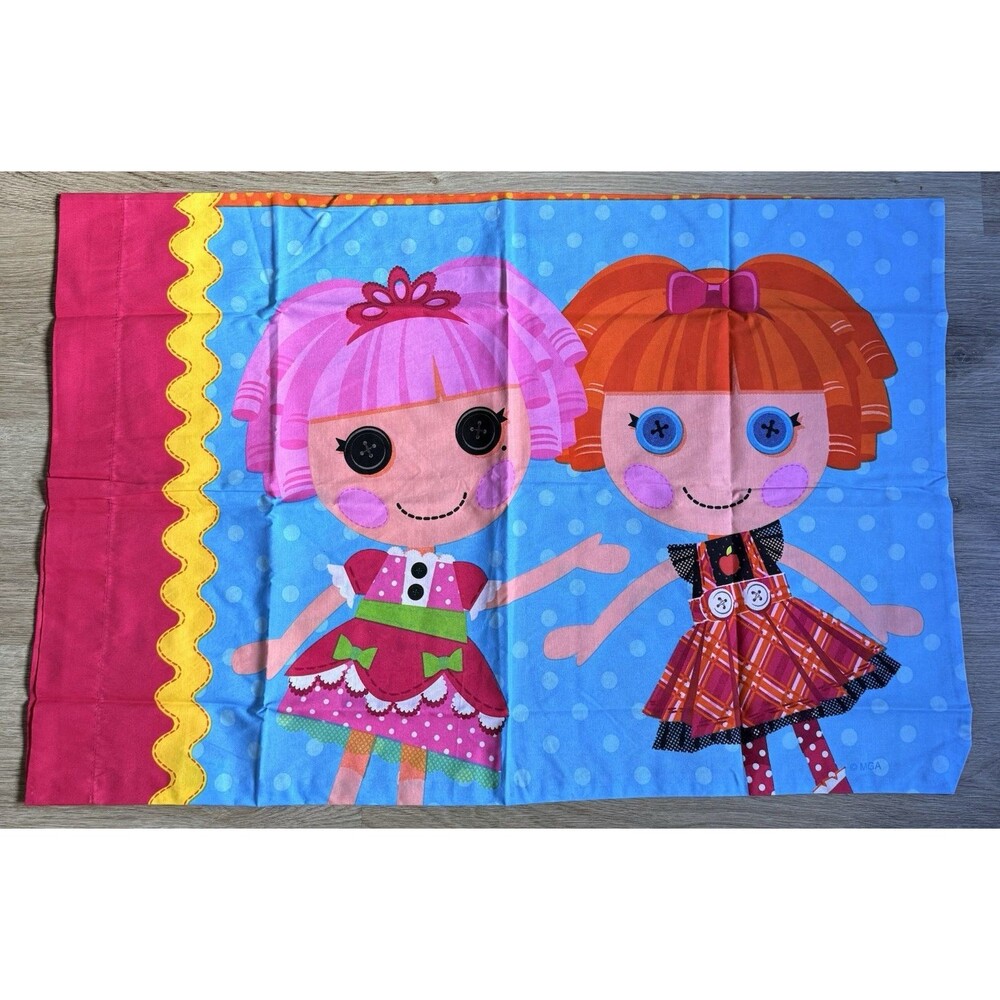 Lalaloopsy Pillowcase Kitty Owl Bedding Standard Bea Spells A Lot Jewel Sparkles